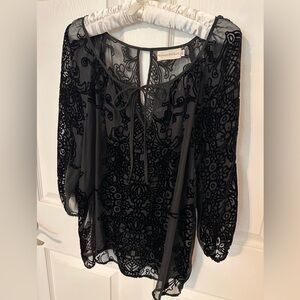 4 LOVE AND LIBERTY JOHNNY WAS SILK TOP